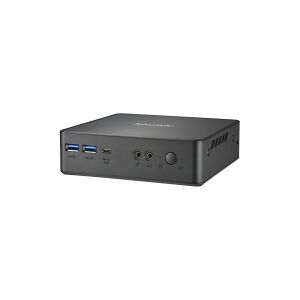 Shuttle Computer Group Shuttle XPC nano NC40U - Barebone - mini PC - 1 x Celeron 7305 / 1.1 GHz - RAM 0 GB - UHD Graphics 620 - Gigabit Ethernet - sort