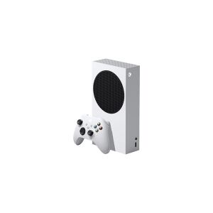 Microsoft® Xbox Series S   Spillekonsol - 1440p@60fps / 1080p@120fps - 512GB SSD NVme - Wi-Fi/LAN - HDMI® 2.1 - Hvid   Inkl. 1 x Xbox trådløs controller (Hvid)