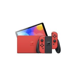 Nintendo Switch OLED - Mario Red Edition - Spilkonsol - Full HD - Mario Red