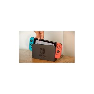 Nintendo Switch with Neon Blue and Neon Red Joy-Con - Spilkonsol - Full HD - Nintendo Switch Sports - med Nintendo Switch Sports Set