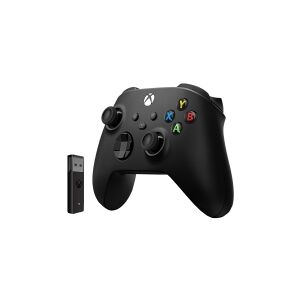 Microsoft Xbox Wireless Controller - Gamepad - trådløs - Bluetooth - for PC, Microsoft Xbox One/Series S/Series X - Sort