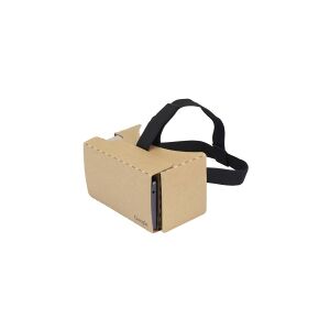 Renkforce Headmount Google 3D VR Virtual reality-briller Brun
