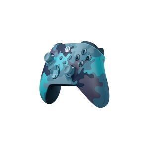 Microsoft Xbox Wireless Controller - Mineral Camo Special Edition - gamepad - trådløs - Bluetooth - akvamarin, camouflage, mørk purpur, strålende lilla, mineralblå - for PC, Microsoft Xbox One, Microsoft Xbox One S, Microsoft Xbox One X, Android, iOS, Mic