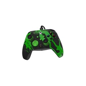 PDP Systems PDP REMATCH GLOW Advanced, Gamepad, PC, Xbox One, Xbox Series S, Xbox Series X, D-måtte, Knappen Menu, Knappen Del, View button, Analog/digital, Ledningsført, USB