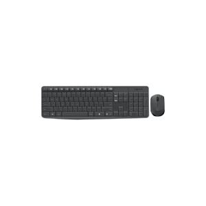 Logitech®   MK235 - Tastatur og mus-sæt - trådløs - 2.4 GHz - Pan Nordic