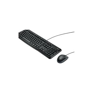 Logitech Desktop MK120 - Tastatur og mus-sæt - USB - fransk