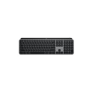 Logitech®   MX Keys for Mac - Tastatur - bagbelyst - Bluetooth, 2.4 GHz - QWERTY - Pan Nordic - space grey   for Apple