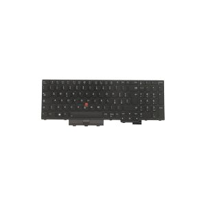 Lenovo Transimage - Notebooks udskiftningstastatur - med Trackpoint - bagbelyst - italiansk - sort - for ThinkPad P15v Gen 1 20TQ, 20TR  T15p Gen 1 20TM, 20TN