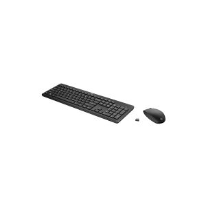HP 230 - Tastatur og mus-sæt - trådløs - Pan Nordic - for HP 21, 22, 24, 27  Pavilion 24, 27, TP01  Pavilion Laptop 14, 15