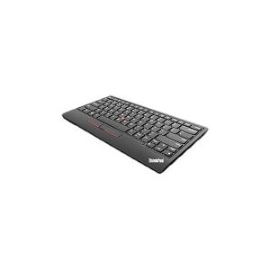 Lenovo ThinkPad TrackPoint Keyboard II - Tastatur - med Trackpoint - trådløs - 2.4 GHz, Bluetooth 5.0 - QWERTY - dansk - tastkontakt: Scissor-Key - ren sort