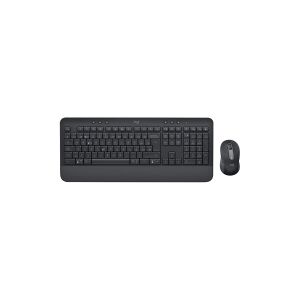 Logitech®   Signature MK650 Combo for Business - Tastatur og mus-sæt - trådløs - 2.4 GHz, Bluetooth LE - QWERTY - nordisk - grafit