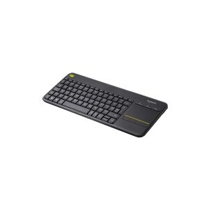 Logitech Wireless Touch Keyboard K400 Plus - Tastatur - trådløs - 2.4 GHz - engelsk