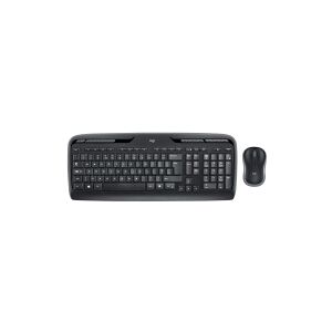 Logitech®   Wireless Combo MK330 - Tastatur og mus-sæt - trådløs - 2.4 GHz - QWERTY - Nordisk - sort