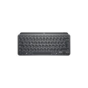 Logitech®   MX Keys Minimalist Wireless Illuminated Keyboard - Tastatur - trådløs - 2.4 GHz - Graphite - NORDISK