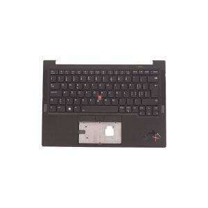 Lenovo Sunrex - Notebooks udskiftningstastatur - med Trackpoint, UltraNav - bagbelyst - schweizisk - med topdække - for ThinkPad X1 Carbon Gen 10 21CB, 21CC