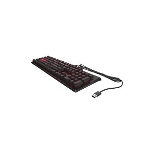OMEN by HP Encoder - Tastatur - bagbelyst - USB - rød - for HP 21, 22, 24, 27  Pavilion 24, 27, 32, TP01