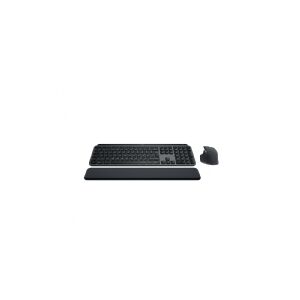 Logitech®   MX Keys S Combo  - Tastatur og mus-sæt - bagbelyst - trådløs - Bluetooth LE - QWERTY - Nordisk layout - Graphite