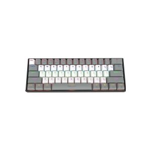 DeLUX Wireless Mechanical Keyboard Delux KM33 BT RGB (grey/white) - Tastatur - Grå