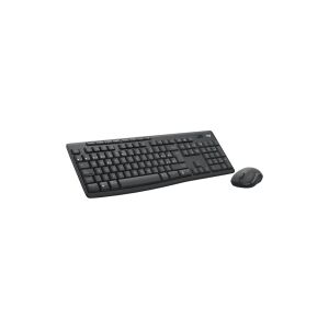 Logitech MK370 Combo for Business - Tastatur og mus-sæt - trådløs - Bluetooth LE - QWERTY - nordisk (dansk/finsk/norsk/svensk) - grafit