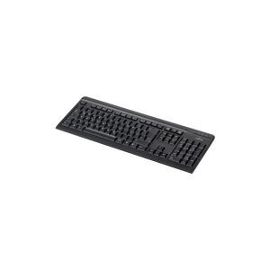 Fujitsu KB410 - Tastatur - USB - Ukrainsk - sort - for Celsius J550, M7010, M770, W580  ESPRIMO G558, P558, Q958  FUTRO Q940, S5010, S7010, S9010