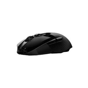 Logitech®   G903 LIGHTSPEED - Mus - højre- og venstrehåndet - optisk - 11 knapper - trådløs, kabling - USB, LIGHTSPEED - Logitech LIGHTSPEED-modtager