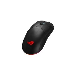 ASUS ROG Pugio II - Mus - optisk - 7 knapper - trådløs, kabling - USB, Bluetooth, 2.4 GHz