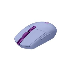 Logitech G G305 - Mus - optisk - 6 knapper - trådløs - 2.4 GHz - trådløs modtager (USB) - lilla