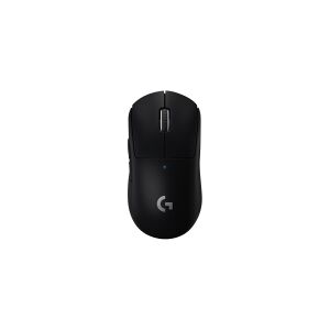 Logitech®   PRO X SUPERLIGHT - Mus - optisk - 5 knapper - trådløs - LIGHTSPEED - Logitech LIGHTSPEED-modtager - sort