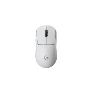 Logitech®   PRO X SUPERLIGHT - Mus - optisk - 5 knapper - trådløs - LIGHTSPEED - Logitech LIGHTSPEED-modtager - hvid