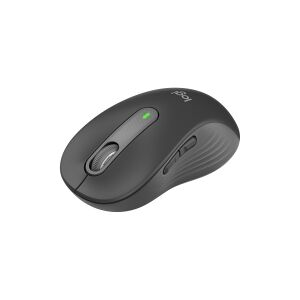 Logitech®   Signature M650 L for Business - Mus - højrehåndet - 5 knapper - trådløs - Bluetooth, 2.4 GHz - Logitech Logi Bolt USB-modtager - grafit