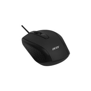 Acer - Mus - 3 knapper - kabling - USB - sort - en gros