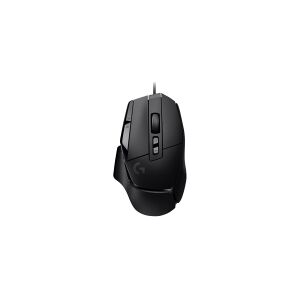 Logitech®   G502 X - Mus - optisk - 13 knapper (LIGHTFORCE Switches) - kabling (USB) - Hero 25K sensor - Sort