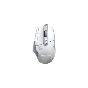 Logitech®   G502 X Lightspeed - Mus - optisk - 13 knapper (LIGHTFORCE Switches) - Trådløs (USB) - Hero 25K sensor - Logitech LIGHTSPEED-modtager - Hvid