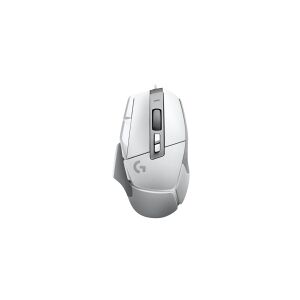 Logitech®   G502 X - Mus - optisk - 13 knapper (LIGHTFORCE Switches) - kabling (USB) - Hero 25K sensor - Hvid