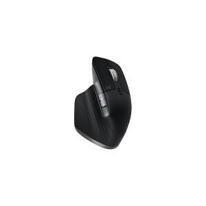 Logitech®   MX Master 3S (For Mac) - Mus - laser - 7 knapper - trådløs - Bluetooth, 2.4 GHz - Logitech BOLT-modtager - grafit