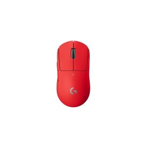 Logitech®   G PRO X SUPERLIGHT - Mus - optisk - 5 knapper - trådløs - LIGHTSPEED - Logitech LIGHTSPEED-modtager - rød