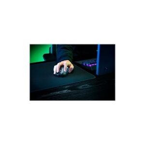 Razer Naga V2 HyperSpeed - Mus - ergonomisk - højrehåndet - optisk - 21 knapper - trådløs - Bluetooth, 2.4 GHz - trådløs modtager (USB)