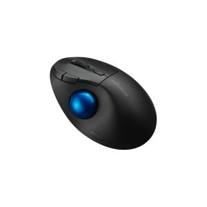 Kensington Trackball Pro Fit Ergo TB450 - trådløs - Bluetooth, 2.4 GHz - USB-modtager