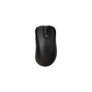 BenQ ZOWIE EC2-CW - Mus - til esport - ergonomisk - højrehåndet - 5 knapper - trådløs, kabling - 2.4 GHz, USB 2.0 - trådløs modtager (USB) - sort