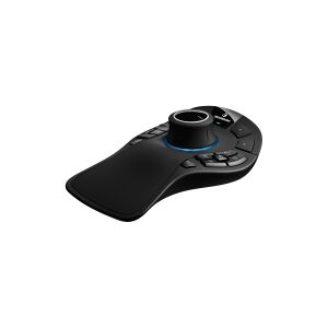 3Dconnexion SpaceMouse Pro Wireless - Bluetooth Edition - 3D-mus - ergonomisk - 15 knapper - trådløs - Bluetooth, 2.4 GHz, USB-C - trådløs modtager (USB)