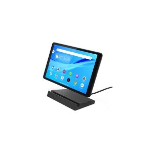 Lenovo Smart Tab M8 ZA5D - Tablet - Android 9.0 (Pie) eller senere - 32 GB Embedded Multi-Chip Package - 8 IPS (1280 x 800) - microSD indgang - 4G - LTE - jerngrå - med Lenovo Smart Charging Station