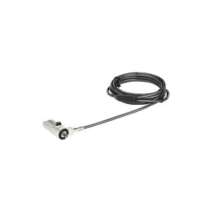 StarTech.com 6.5’ (2m) Laptop Cable Lock, 4 Digit Combination Laptop/Desktop Security Cable Lock for Wedge Slot Computers/Laptops, Anti-Theft Vinyl-C