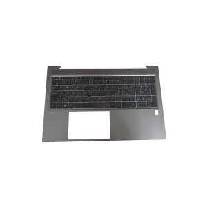 HP - Notebook-udskiftningstastatur og numerisk tastatur - med pegepind, ClickPad - bagbelyst - tjekkisk/slovakisk - for ZBook Firefly 15 G7 Mobile Workstation