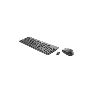 HP Slim - Tastatur og mus-sæt - trådløs - 2.4 GHz - dansk - for ZBook Firefly 14 G7, 14 G8, 15 G7, 15 G8 ZBook Fury 15 G7, 15 G8, 17 G7, 17 G8