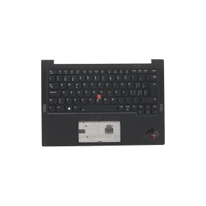 Lenovo Sunrex - Notebooks udskiftningstastatur - med Trackpoint - bagbelyst - schweizisk - med topdække - for ThinkPad X1 Carbon Gen 9 20XW, 20XX