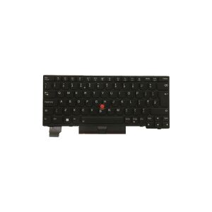 Lenovo Primax - Notebooks udskiftningstastatur - med Trackpoint - bagbelyst - QWERTY - UK - sort - FRU - for ThinkPad L13 Gen 2  L13 Yoga Gen 2  X13 Gen 1