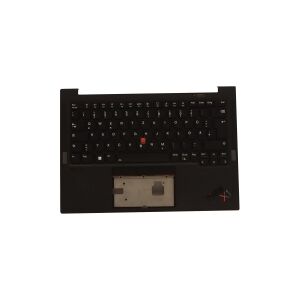 Lenovo Chicony - Notebooks udskiftningstastatur - med Trackpoint - bagbelyst - tysk - med topdække - for ThinkPad X1 Carbon Gen 10 21CB, 21CC