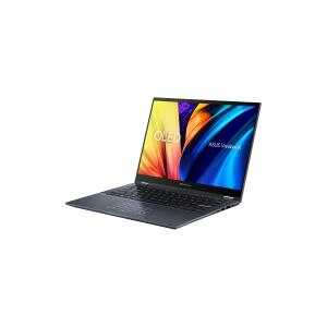 ASUS VivoBook S 14 Flip OLED TP3402ZA-KN023W - Flipdesign - Intel Core i5 - 12500H / op til 4.5 GHz - Win 11 Home - Intel Iris Xe Graphics - 16 GB RAM - 512 GB SSD NVMe - 14 OLED berøringsskærm 2880 x 1800 (2.8K) - Wi-Fi 6 - stille blå