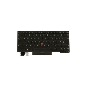 Lenovo - Notebooks udskiftningstastatur - med Trackpoint - QWERTY - UK - sort - FRU - for ThinkPad L13 Gen 2  L13 Yoga Gen 2  X13 Gen 1