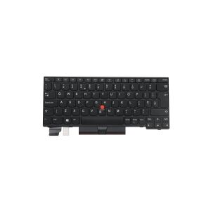 Lenovo - Notebooks udskiftningstastatur - med Trackpoint - QWERTY - UK - sort - FRU - for ThinkPad L13 Gen 2  L13 Yoga Gen 2  X13 Gen 1